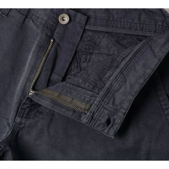 Taylor Stitch The Morse Short Mens 28 In Navy Blue Slub Linen Blend Gorpcore - Picture 7 of 10